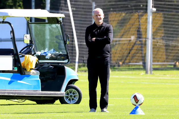 August 25, 2026, Germany, Soccer, 2. Bundesliga, 2026–2027 Season, Sportforum, Hertha BSC, Training with Dr. Peter Goerlich, Hertha BSC, Management, 2nd Division, DFB and DFL regulations prohibit any use of photographs as image sequences and or quasi-video, Berlin Sportforum, Berlin, Germany Copyright: xNordphotox xEnglerx