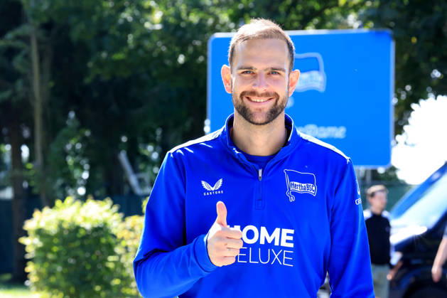 August 25, 2026, Germany, Soccer, 2. Bundesliga, 2026–2027 Season, Sportforum, Hertha BSC, Training: Marius Gersbeck, Hertha BSC Berlin. DFB and DFL regulations prohibit any use of photographs as image sequences and or quasi-video. Berlin Sportforum, Berlin, Germany Copyright: xNordphotox xEnglerx