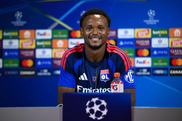 Football, Champions League play-offs, Olympique Lyon, press conference