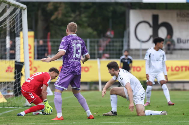 Toto Cup: SV Wacker Burghausen vs. FC Ingolstadt 04; Noel Kaiser 22 (SVWB), Lars Lokotsch 13 (FCI); FCI misses scoring opportunity; Toto Cup: SV Wacker Burghausen vs. FC Ingolstadt 04; 2026–2027 season