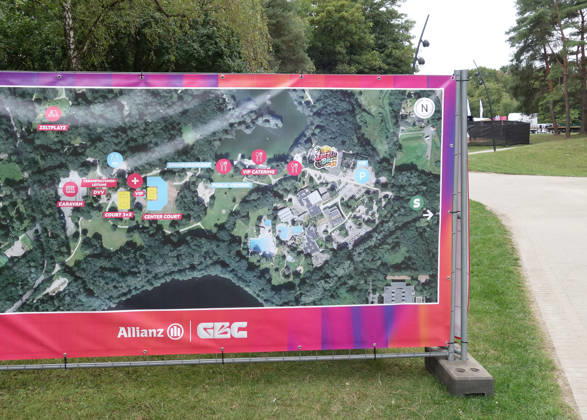 August 25, 2026, Dortmund, Ruhr Region, North Rhine-Westphalia: The German Beach Volleyball Championships are being held in Dortmund for the first time. Preparations are nearly complete; Center Court offers seating for 6,500 spectators, and the preliminary rounds will be played on two additional courts, the side courts. After 33 years, the event has moved from Timmendorfer Strand to the Ruhr region, specifically to Revierpark Wischlingen. Site map of the event grounds