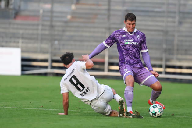 Toto Cup: SV Wacker Burghausen vs. FC Ingolstadt 04; Tackle; Battle for the Ball; Simon Lorenz 32, FCI Ben Hagmeyer 8; SVWB Toto Cup: SV Wacker Burghausen vs. FC Ingolstadt 04; 2026–2027 Season
