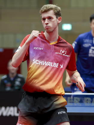 Cedric Meissner of TTC Schwalbe Bergneustadt celebrates during the Men s Table Tennis Bundesliga match between TTC Schwalbe Bergneustadt and TTC RhoenSprudel Fulda Maberzell, Burstenhalle on August 25, 2026, in Bergneustadt, Germany. Photo by Marco Steinbrenner, DeFodi Images. Cedric Meissner of TTC Schwalbe Bergneustadt cheers during the 1st Men’s Table Tennis Bundesliga match between TTC Schwalbe Bergneustadt and TTC RhoenSprudel Fulda Maberzell at Burstenhalle on August 25, 2026 in Bergneustadt, Germany Photo by Marco Steinbrenner, DeFodi Images Photo by Marco Steinbrenner, DeFodi Images