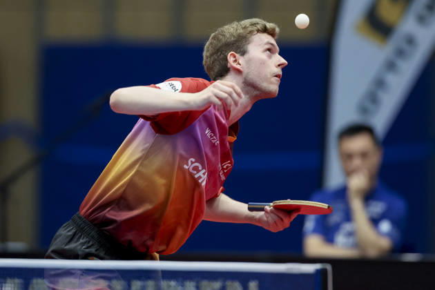 Cedric Meissner of TTC Schwalbe Bergneustadt controls the ball during the Men s Table Tennis Bundesliga match between TTC Schwalbe Bergneustadt and TTC RhoenSprudel Fulda Maberzell, Burstenhalle on August 25, 2026, in Bergneustadt, Germany. Photo by Marco Steinbrenner, DeFodi Images. Cedric Meissner of TTC Schwalbe Bergneustadt controls the ball during the 1st Men’s Table Tennis Bundesliga match between TTC Schwalbe Bergneustadt and TTC RhoenSprudel Fulda Maberzell at Burstenhalle on August 25, 2026 in Bergneustadt, Germany. Photo by Marco Steinbrenner, DeFodi Images. Photo by Marco Steinbrenner, DeFodi Images