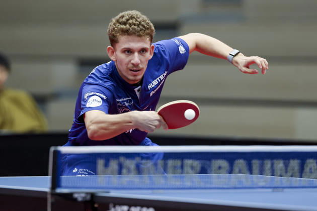 Andrei Teodor Istrate of TTC RhoenSprudel Fulda Maberzell controls the ball during the Men s Table Tennis Bundesliga Match 1 between TTC Schwalbe Bergneustadt and TTC RhoenSprudel Fulda Maberzell, Burstenhalle on August 25, 2026, in Bergneustadt, Germany. Photo by Marco Steinbrenner, DeFodi Images. Andrei Teodor Istrate of TTC RhoenSprudel Fulda Maberzell controls the ball during the 1st Men’s Table Tennis Bundesliga match between TTC Schwalbe Bergneustadt and TTC RhoenSprudel Fulda Maberzell at Burstenhalle on August 25, 2026 in Bergneustadt, Germany Photo by Marco Steinbrenner, DeFodi Images Photo by Marco Steinbrenner, DeFodi Images