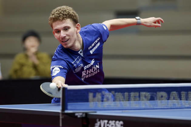 Andrei Teodor Istrate of TTC RhoenSprudel Fulda Maberzell controls the ball during the Men s Table Tennis Bundesliga Match 1 between TTC Schwalbe Bergneustadt and TTC RhoenSprudel Fulda Maberzell, Burstenhalle on August 25, 2026, in Bergneustadt, Germany. Photo by Marco Steinbrenner, DeFodi Images. Andrei Teodor Istrate of TTC RhoenSprudel Fulda Maberzell controls the ball during the Men’s Table Tennis Bundesliga match between TTC Schwalbe Bergneustadt and TTC RhoenSprudel Fulda Maberzell at Burstenhalle on August 25, 2026 in Bergneustadt, Germany Photo by Marco Steinbrenner, DeFodi Images Photo by Marco Steinbrenner, DeFodi Images