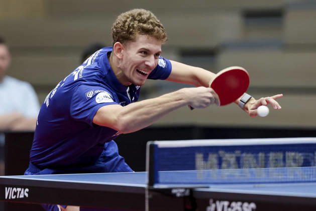 Andrei Teodor Istrate of TTC RhoenSprudel Fulda Maberzell controls the ball during the Men s Table Tennis Bundesliga Match 1 between TTC Schwalbe Bergneustadt and TTC RhoenSprudel Fulda Maberzell, Burstenhalle on August 25, 2026, in Bergneustadt, Germany. Photo by Marco Steinbrenner, DeFodi Images. Andrei Teodor Istrate of TTC RhoenSprudel Fulda Maberzell controls the ball during the Men’s Table Tennis Bundesliga match between TTC Schwalbe Bergneustadt and TTC RhoenSprudel Fulda Maberzell at Burstenhalle on August 25, 2026 in Bergneustadt, Germany Photo by Marco Steinbrenner, DeFodi Images Photo by Marco Steinbrenner, DeFodi Images