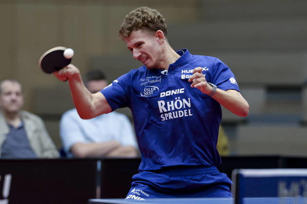 Andrei Teodor Istrate of TTC RhoenSprudel Fulda Maberzell controls the ball during the Men s Table Tennis Bundesliga Match 1 between TTC Schwalbe Bergneustadt and TTC RhoenSprudel Fulda Maberzell, Burstenhalle on August 25, 2026, in Bergneustadt, Germany. Photo by Marco Steinbrenner, DeFodi Images. Andrei Teodor Istrate of TTC RhoenSprudel Fulda Maberzell controls the ball during the Men’s Table Tennis Bundesliga match between TTC Schwalbe Bergneustadt and TTC RhoenSprudel Fulda Maberzell at Burstenhalle on August 25, 2026 in Bergneustadt, Germany Photo by Marco Steinbrenner, DeFodi Images Photo by Marco Steinbrenner, DeFodi Images