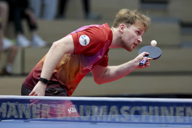 Benedikt Duda of TTC Schwalbe Bergneustadt controls the ball during the Men s Table Tennis Bundesliga Match between TTC Schwalbe Bergneustadt and TTC RhoenSprudel Fulda Maberzell, Burstenhalle on August 25, 2026, in Bergneustadt, Germany. Photo by Marco Steinbrenner, DeFodi Images. Benedikt Duda of TTC Schwalbe Bergneustadt controls the ball during the 1st Men’s Table Tennis Bundesliga match between TTC Schwalbe Bergneustadt and TTC RhoenSprudel Fulda Maberzell at Burstenhalle on August 25, 2026 in Bergneustadt, Germany Photo by Marco Steinbrenner, DeFodi Images Photo by Marco Steinbrenner, DeFodi Images