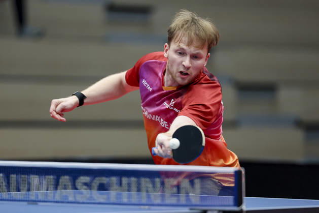 Benedikt Duda of TTC Schwalbe Bergneustadt controls the ball during the Men s Table Tennis Bundesliga Match between TTC Schwalbe Bergneustadt and TTC RhoenSprudel Fulda Maberzell, Burstenhalle on August 25, 2026, in Bergneustadt, Germany. Photo by Marco Steinbrenner, DeFodi Images. Benedikt Duda of TTC Schwalbe Bergneustadt controls the ball during the 1st Men’s Table Tennis Bundesliga match between TTC Schwalbe Bergneustadt and TTC RhoenSprudel Fulda Maberzell at Burstenhalle on August 25, 2026 in Bergneustadt, Germany Photo by Marco Steinbrenner, DeFodi Images Photo by Marco Steinbrenner, DeFodi Images