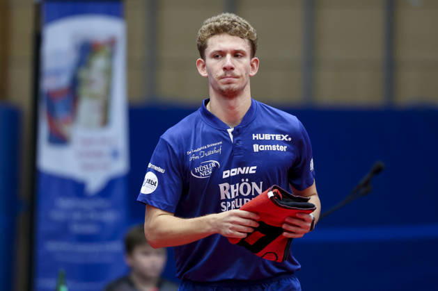 Andrei Teodor Istrate of TTC RhoenSprudel Fulda Maberzell looks disappointed during the Men’s Table Tennis Bundesliga Match between TTC Schwalbe Bergneustadt and TTC RhoenSprudel Fulda Maberzell, Burstenhalle on August 25, 2026, in Bergneustadt, Germany. Photo by Marco Steinbrenner, DeFodi Images. Andrei Teodor Istrate of TTC RhoenSprudel Fulda Maberzell looks dejected during the 1st Men’s Table Tennis Bundesliga match between TTC Schwalbe Bergneustadt and TTC RhoenSprudel Fulda Maberzell at Burstenhalle on August 25, 2026, in Bergneustadt, Germany. Photo by Marco Steinbrenner, DeFodi Images. Photo by Marco Steinbrenner, DeFodi Images.
