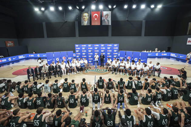 Basketball, NBA Basketball Without Borders Next Up boys camp in Istanbul