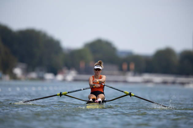 RECORD DATE NOT STATED 26th August 2026; Bosbaan, Amsterdam, Holland, Netherlands; 2026 World Rowing Championships, Day Three; Heat; Netherlands Womens Single Sculls (W1x) with Karolien Florijn AnthonyxBenoit