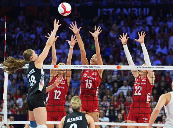 Volleyball, Women’s, European Championships, Turkey v Germany