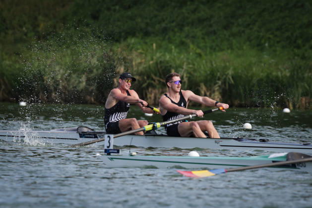 RECORD DATE NOT STATED 26th August 2026; Bosbaan, Amsterdam, Holland, Netherlands; 2026 World Rowing Championships, Day Three; Semifinal; New Zealand Mens Pair (M2-) with Oliver Welch and Benjamin Taylor AnthonyxBenoit