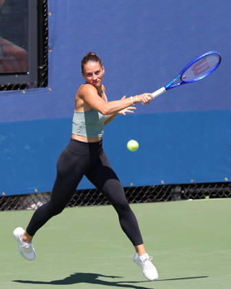 August 26, 2026, New York City, New York, USA: MARTA KOSTYUK of Ukraine during practise session before US Open. New York, USA. Tennis: US Open - Marta Kostyuk  - ZUMAc278 20260826_zsp_c278_002 Copyright: xMarcinxCholewinskix