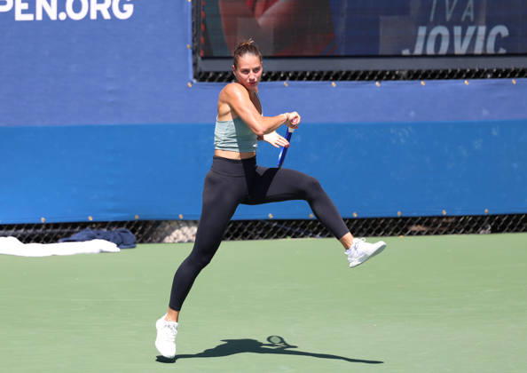 August 26, 2026, New York City, New York, USA: MARTA KOSTYUK of Ukraine during practise session before US Open. New York, USA. Tennis: US Open - Marta Kostyuk  - ZUMAc278 20260826_zsp_c278_003 Copyright: xMarcinxCholewinskix