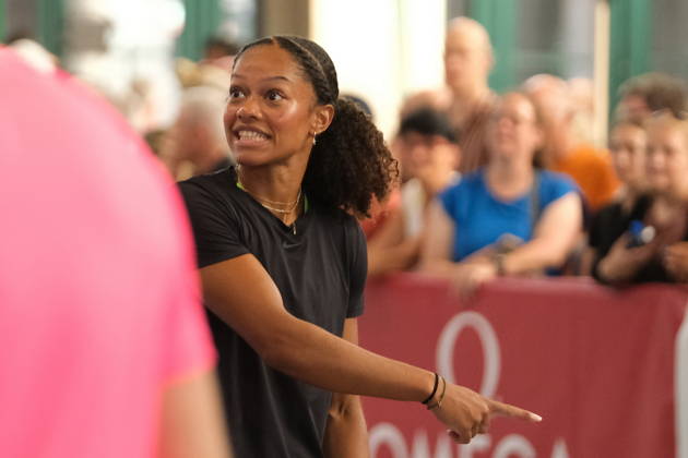 French pole vaulter Marie-Julie Bonnin during Weltklasse 2026, the Zurich stage of Diamond League held in Zurich Main Station Dübendorf Dürrbach Zürich Schweiz Copyright: xSergioxBrunettix