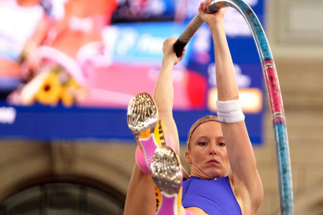 American pole vaulter Sandi Morris during Weltklasse 2026, the Zurich stage of Diamond League held in Zurich Main Station Dübendorf Dürrbach Zürich Schweiz Copyright: xSergioxBrunettix