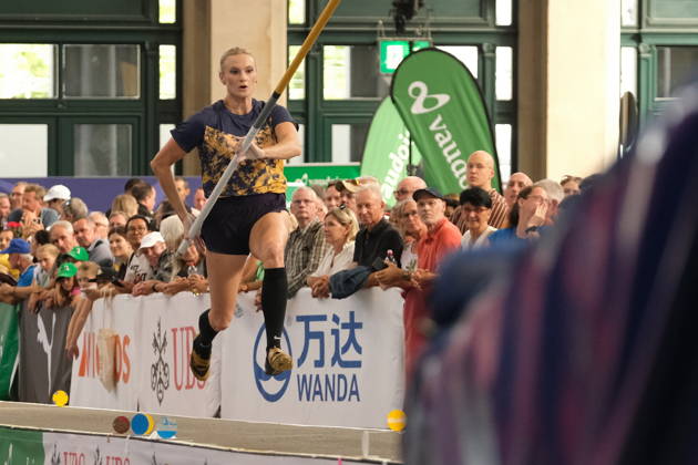 American pole vaulter Katie Moon during Weltklasse 2026, the Zurich stage of Diamond League held in Zurich Main Station Dübendorf Dürrbach Zürich Schweiz Copyright: xSergioxBrunettix
