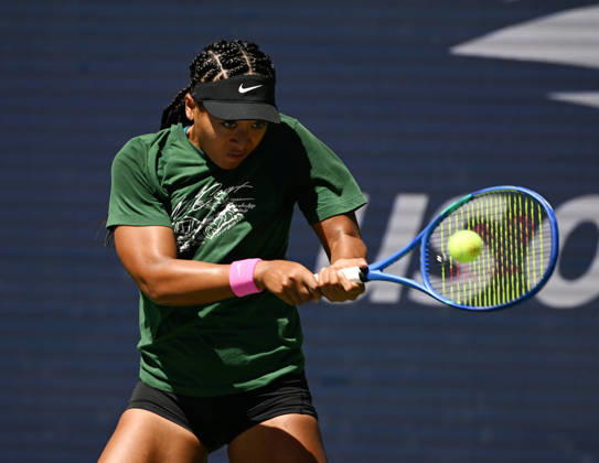 FLUSHING NY- AUGUST 26: Naomi Osaka is seen on the practice court during the 2026 US Open On Arthur Ashe Stadium at the USTA Billie Jean King National Tennis Center on August 26, 2026 in Flushing Queens. Copyright: xmpi04x Copyright: xIMAGO MediaPunchx