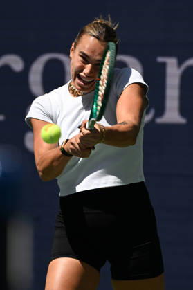 FLUSHING NY- AUGUST 26: Aryna Sabalenka is seen on the practice court during the 2026 US Open On Arthur Ashe Stadium at the USTA Billie Jean King National Tennis Center on August 26, 2026 in Flushing Queens. Copyright: xmpi04x Copyright: xIMAGO MediaPunchx