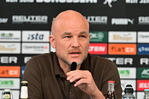 Fußball, 1. BL, Borussia Mönchengladbach, Pressekonferenz