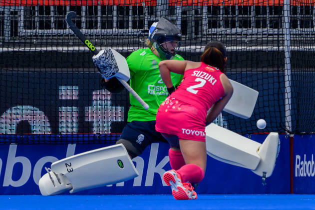 Feldhockey, FIH WM, Frauen, Japan - Schottland