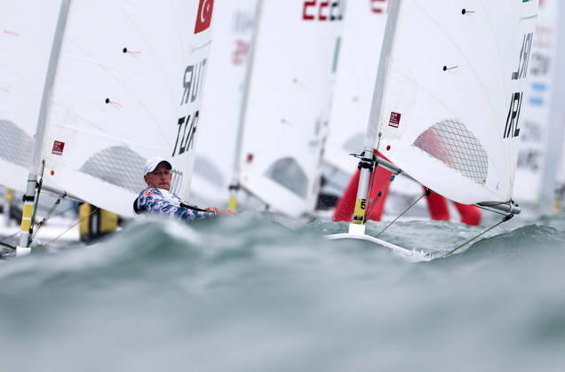 2026 ILCA Laser Men s World Sailing Championships, Dun Laoghaire, Dublin 27 8 2026 Ireland™s Ewan McMahon Ewan McMahon 27 8 2026  Copyright: xx AC1_4385