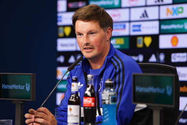 Fußball, 1. BL, Hamburger SV, Pressekonferenz