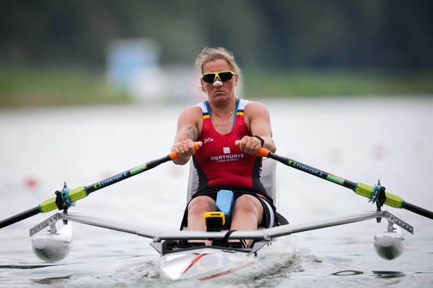 RECORD DATE NOT STATED 27th August 2026; Bosbaan, Amsterdam, Holland, Netherlands; 2026 World Rowing Championships, Day Four; Heat; Belgium PR1 Womens Single Sculls (PR1 W1x) with Laurence Vandevyver AnthonyxBenoit