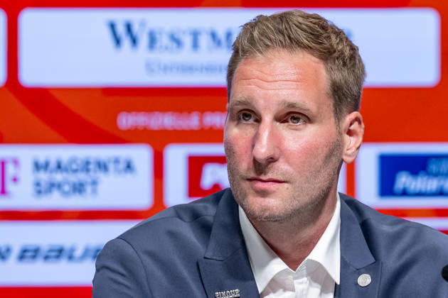Eishockey, Nationalmannschaft Deutschland, Pressekonferenz mit Andre Rankel