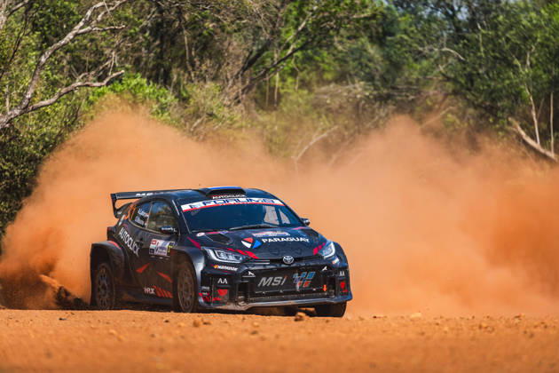 AUTO - WRC, Motorsport Rallye, WM - RALLY DEL PARAGUAY 2026 31 Andrea LAFARJA, German MAUNE, Toyota GR Yaris, action during the 2026 Rally del Paraguay, 11th round of the 2026 WRC World Rally Car Championship, from August 27 to 30, 2026 at Encarnacion, Itapua, Paraguay - EncarnacionParaguay Copyright: xNikosxKatikisx