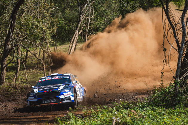 AUTO - WRC, Motorsport Rallye, WM - RALLY DEL PARAGUAY 2026 25 Fau ZALDIVAR, Marcelo DER OHANNESIAN, Skoda Fabia RS, action during the 2026 Rally del Paraguay, 11th round of the 2026 WRC World Rally Car Championship, from August 27 to 30, 2026 at Encarnacion, Itapua, Paraguay - EncarnacionParaguay Copyright: xNikosxKatikisx