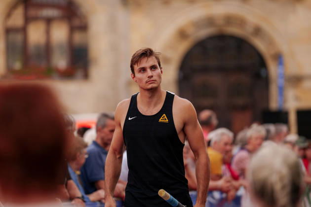 6th International DVV Stadtwerke Pole Vault Meeting, Marec Metzger (TSV Gräfelfing), on August 27, 2026, at the Marktplatz in Dessau, Dessau-Roßlau, Saxony-Anhalt, Dessau-Roßlau, Marktplatz, Dessau, Saxony-Anhalt, Germany