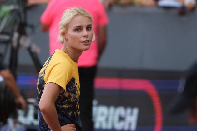 RECORD DATE NOT STATED Ukrainian high jumper Yuliia Levchenko during Weltklasse 2026, the Zurich stage of Diamond League Copyright: xSergioxBrunettix