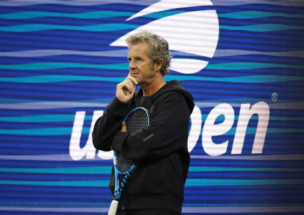 August 27, 2026, New York City, New York, USA: Coach of I. Swiatek - FRANCISCO ROIG of Spain, during practise session before US Open. New York, USA. New York City USA - ZUMAc278 20260827_zsp_c278_004 Copyright: xMarcinxCholewinskix