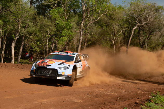 IPA87854960 - Driver Thierry Neuville and co-driver Martijn Wydaeghe of the Hyundai Shell Mobis World Rally Team, driving the Hyundai i20 N Rally1, took part in the shakedown during the FIA World Rally Championship WRC, Motorsport Rallye, WM Ueno Rally of Paraguay 2026 on August 27 in Encarnación, Paraguay.  Copyright: xLucaxBarsali IPAxSportx xx 87854960