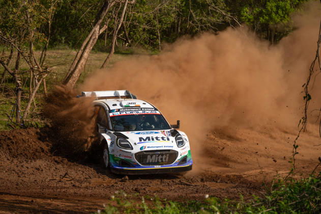 MOTORSPORTS - Rally - 2026 WRC, Motorsport Rallye, WM Paraguay Rally Photo by IPA ABACAPRESS.COM87854954 - 55 Driver Joshua McErlean and Co-Driver Eoin Treacy of the M Ford World Rally Team, driving the Ford Puma Rally1, take on the shakedown during the FIA World Rally Championship (WRC) Ueno Rally of Paraguay 2026 on August 27 in Encarnación, Paraguay Paraguay Paraguay  Copyright: xIPAxSport ABACAx