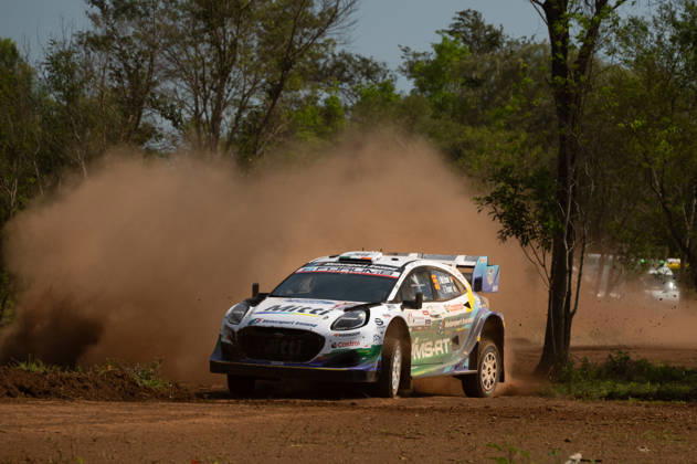 MOTORSPORTS - Rally - 2026 WRC, Motorsport Rallye, WM Paraguay Rally Photo by IPA ABACAPRESS.COM87854952 - 55 Driver Joshua McErlean and Co-Driver Eoin Treacy of the M Ford World Rally Team, driving the Ford Puma Rally1, take on the shakedown during the FIA World Rally Championship (WRC) Ueno Rally of Paraguay 2026 on August 27 in Encarnación, Paraguay Paraguay Paraguay  Copyright: xIPAxSport ABACAx