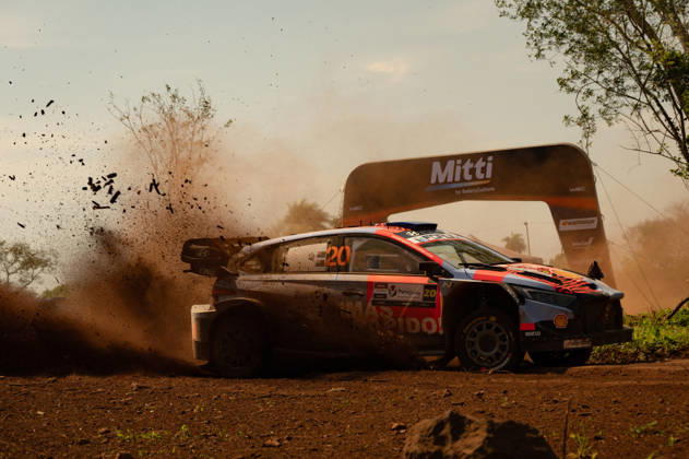 MOTORSPORTS - Rally - 2026 WRC, Motorsport Rallye, WM Paraguay Rally Photo by IPA ABACAPRESS.COM87854958 - Driver Hayden Paddon and Co-Driver Ojohn Kennard of the Hyundai Shell Mobis World Rally Team, driving the Hyundai i20 N Rally1, took part in the shakedown during the FIA World Rally Championship (WRC) Ueno Rally of Paraguay on August 27, 2026, in Encarnación, Paraguay. Paraguay Paraguay  Copyright: xIPAxSport ABACAx