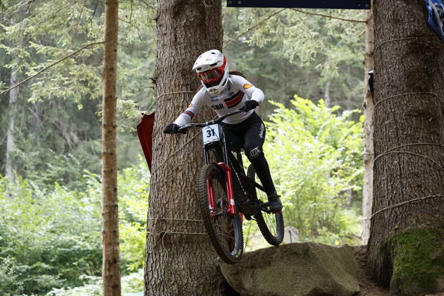 Radsport, UCI Mountainbike WM in Val di Sole, Frauen, Juniorinnen Downhill