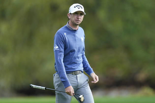 SUTTON COLDFIELD, ENGLAND - AUG 28: Tom McKibbin (NIR) walks down the eighth fairway during the completion of the delayed Round 1 at the 2026 Husqvarna British Masters at The Belfry, Sutton Coalfield on August 28, 2026 in Warwickshire, England The 2026 Husqvarna British Masters