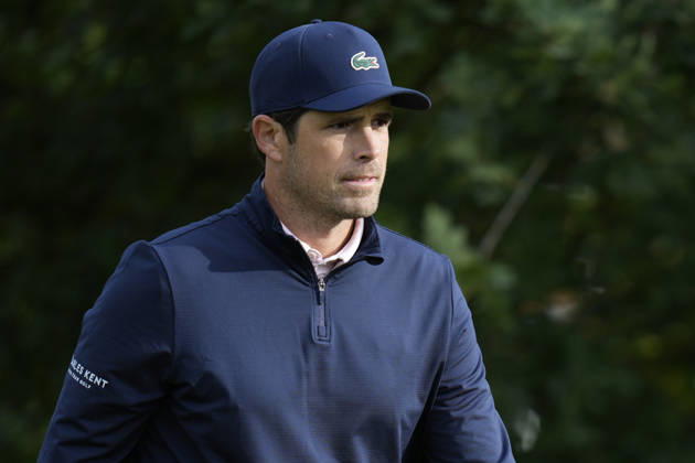 SUTTON COLDFIELD, ENGLAND - AUG 28: Nacho Elvira (ESP) walks from the seventeenth green during the completion of the delayed Round 1 at the 2026 Husqvarna British Masters at The Belfry, Sutton Coalfield on August 28, 2026 in Warwickshire, England The 2026 Husqvarna British Masters