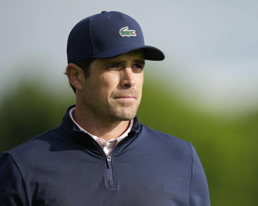 SUTTON COLDFIELD, ENGLAND - AUG 28: Nacho Elvira (ESP) walks down the eighteenth fairway during the completion of the delayed Round 1 at the 2026 Husqvarna British Masters at The Belfry, Sutton Coalfield on August 28, 2026 in Warwickshire, England The 2026 Husqvarna British Masters