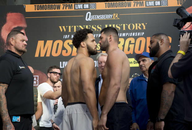 Boxing: Moses Itauma v Filip Hrgovic – weigh-in in London