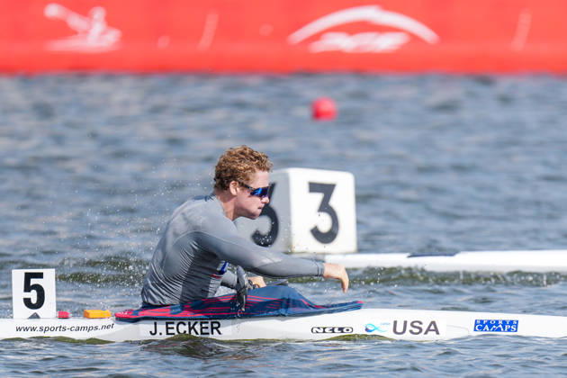 ICF Canoe Sprint and Paracanoe World Championships Jonas Ecker during ICF Canoe Sprint and Paracanoe World Championships in Poznan, Poland, on August 28, 2026 Poznan Poland Copyright: xFotoxOlimpikx originalFilename:jastrzebowski-icfcanoe260826_np1VP