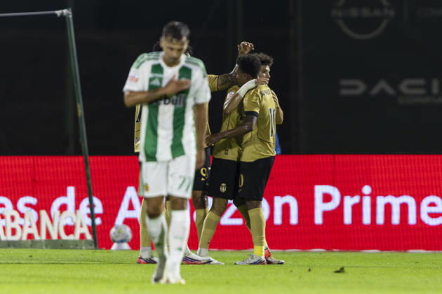 Rio Ave v Sporting Cp - Liga Portugal Vila do Conde, August 28 - Geny Catamo of Sporting CP celebrates his goal during the Rio Ave FC x Sporting CP match for the Liga Portugal Betclic 2026 27 on August 28, 2026 in Vila do Conde, Portugal Vila do Conde Portugal Copyright: xMiguelxLemosx originalFilename:lemos-rioavefc260828_npDhO