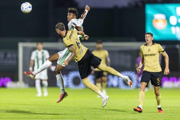 Rio Ave v Sporting Cp - Liga Portugal Vila do Conde, August 28 - Zeno Debast of Sporting CP is seen on action during the Rio Ave FC x Sporting CP match for the Liga Portugal Betclic 2026 27 on August 28, 2026 in Vila do Conde, Portugal Vila do Conde Portugal Copyright: xMiguelxLemosx originalFilename:lemos-rioavefc260828_np3if