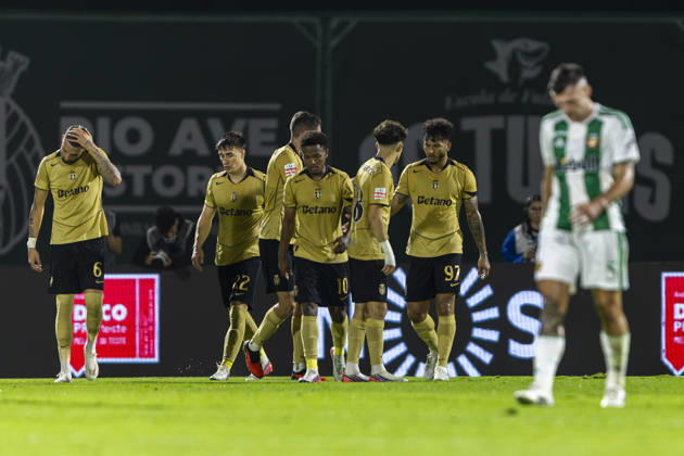 Rio Ave v Sporting Cp - Liga Portugal Vila do Conde, August 28 - Luis Suarez of Sporting CP celebrates his goal during the Rio Ave FC x Sporting CP match for the Liga Portugal Betclic 2026 27 on August 28, 2026 in Vila do Conde, Portugal Vila do Conde Portugal Copyright: xMiguelxLemosx originalFilename:lemos-rioavefc260828_npolQ